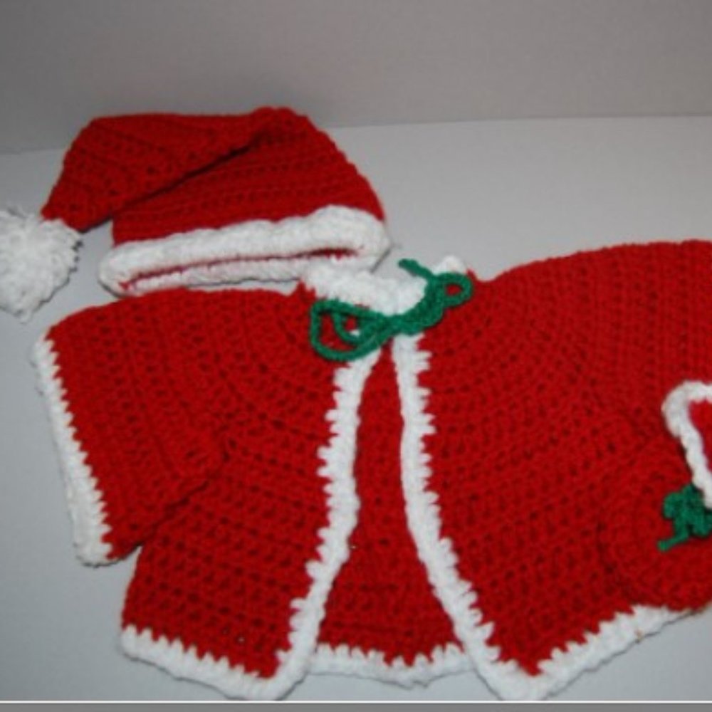 Crochet Santa set - Newborn